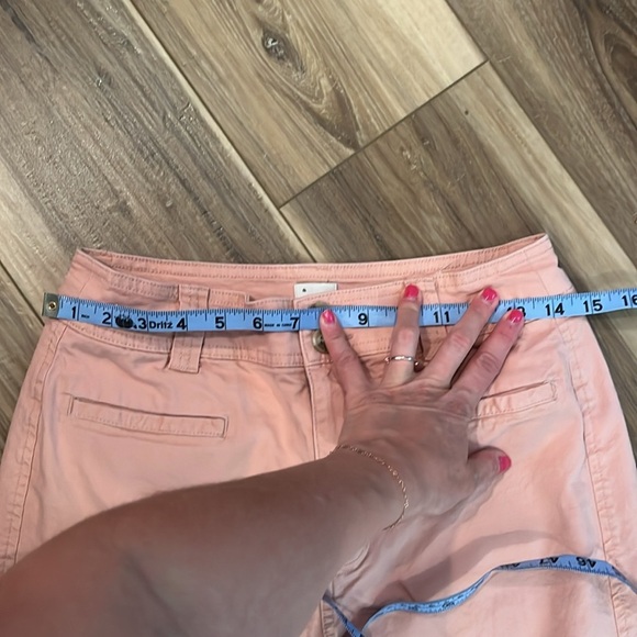 A New Day Salmon Pink Wide Leg Cropped Pant size 4 - Picture 9 of 12